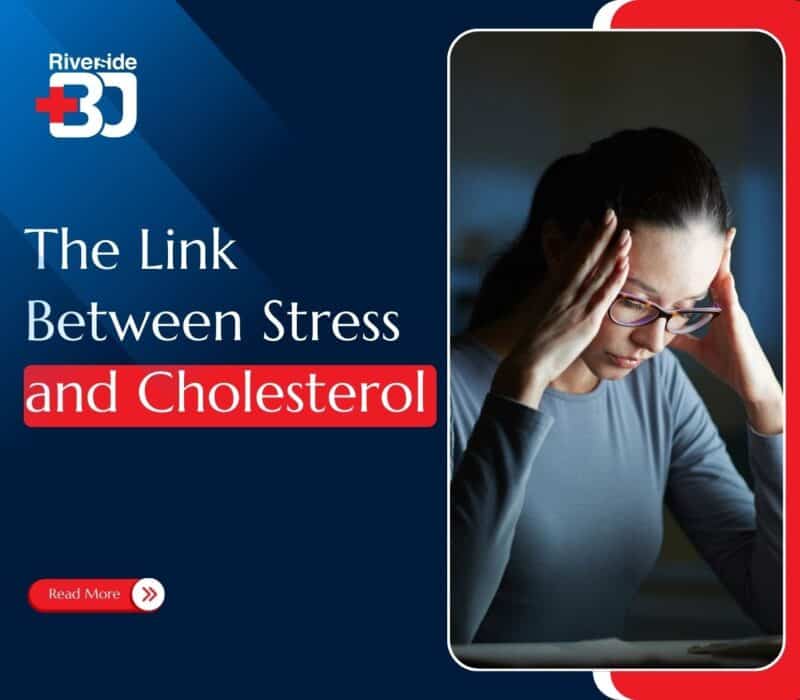 feature image to show connection b/w Stress and Cholesterol blog