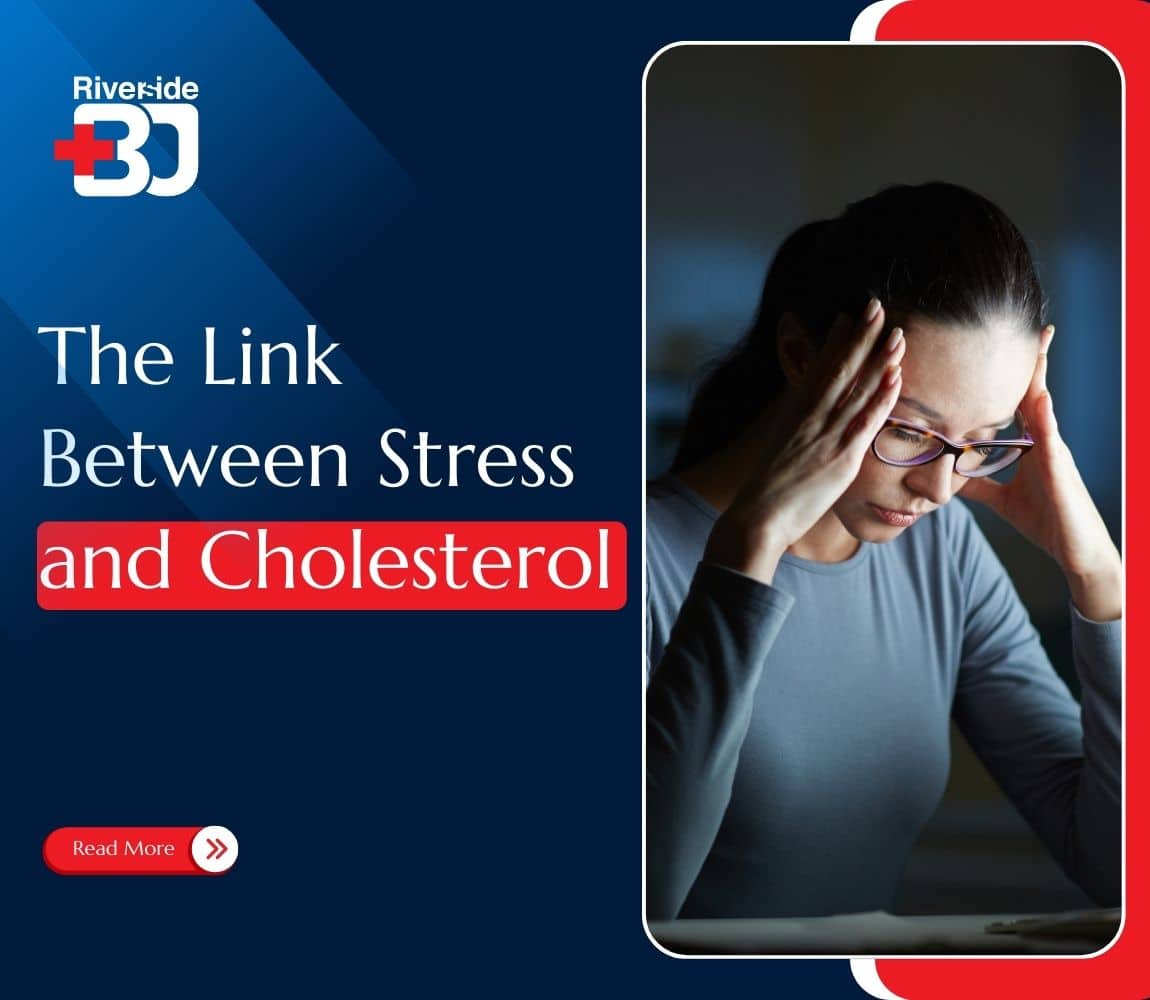 feature image to show connection b/w Stress and Cholesterol blog